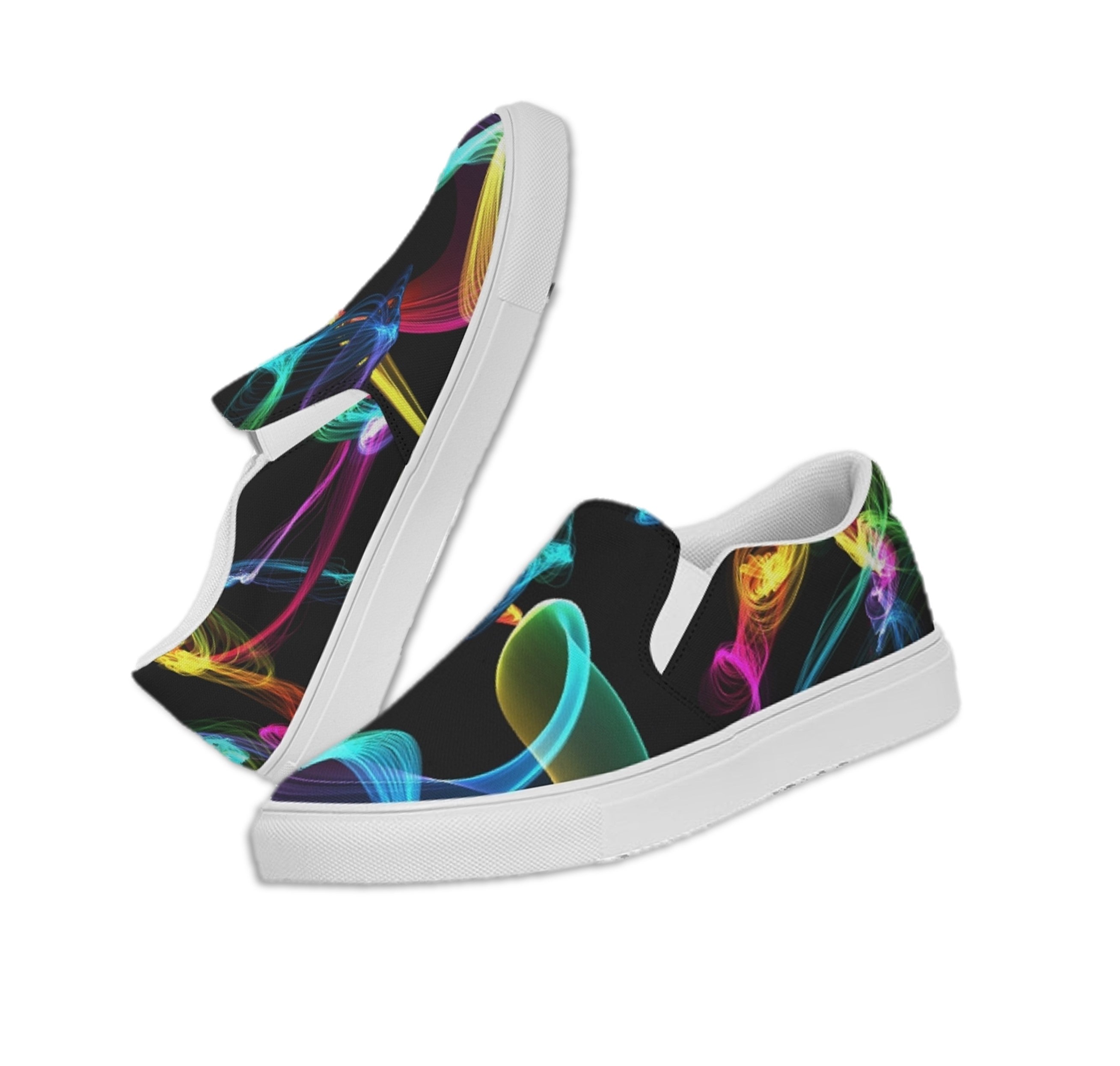 sneakers-slip-ons-girls-keds-canvas-shoes-black-multi-color-strobes-jooots-wickedyo13